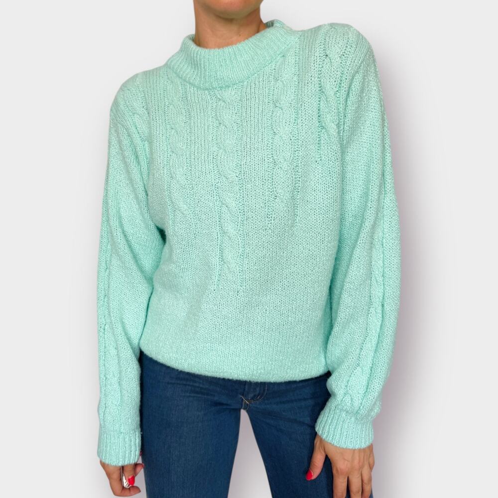 80s‎ Partners Seafoam Sweater